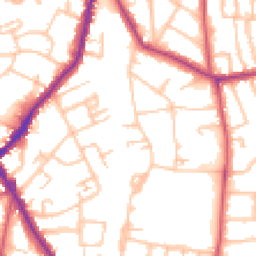 Daytime road noise heatmap for SE23 2NT