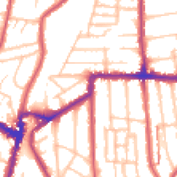 Daytime road noise heatmap for SE23 2PR