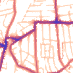 Daytime road noise heatmap for SE23 2PS