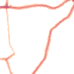 Night-time road noise heatmap for SE23 2TR