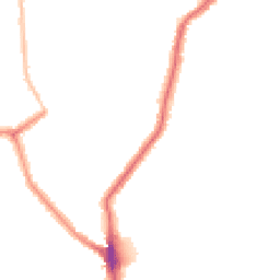 Night-time road noise heatmap for SE23 2TS