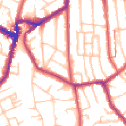 Daytime road noise heatmap for SE23 2UQ
