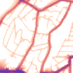 Daytime road noise heatmap for SE23 3AF