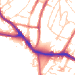 Daytime road noise heatmap for SE23 3DS