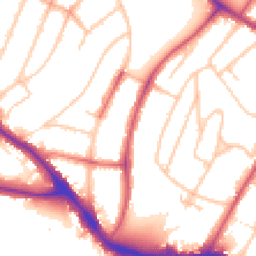 Daytime road noise heatmap for SE23 3DT