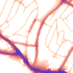 Daytime road noise heatmap for SE23 3DX