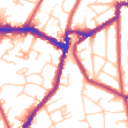 Daytime road noise heatmap for SE23 3HN