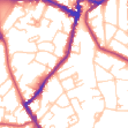 Daytime road noise heatmap for SE23 3HY