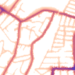 Daytime road noise heatmap for SE23 3NH