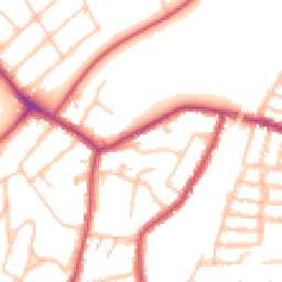 Daytime road noise heatmap for SE23 3NT
