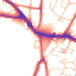 Daytime road noise heatmap for SE23 3PR