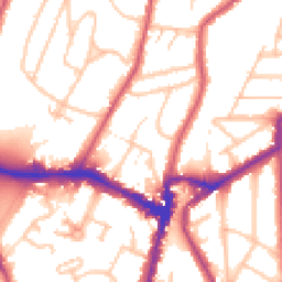 Daytime road noise heatmap for SE23 3PY