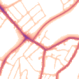 Daytime road noise heatmap for SE23 3QN
