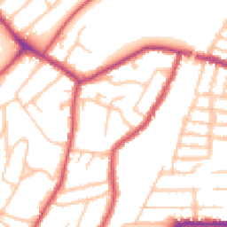 Daytime road noise heatmap for SE23 3TD