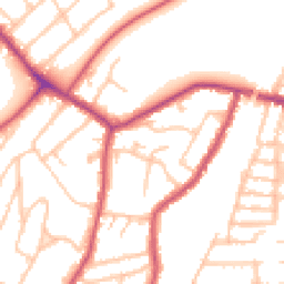 Daytime road noise heatmap for SE23 3TL