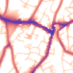 Daytime road noise heatmap for SE23 3UQ