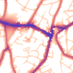 Daytime road noise heatmap for SE23 3YA