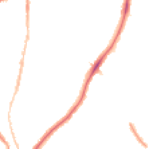 Night-time road noise heatmap for SE24 0BX