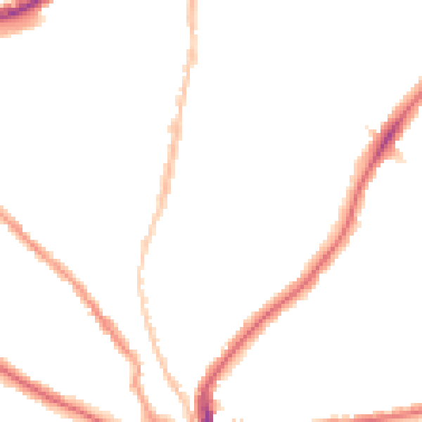 Night-time road noise heatmap for SE24 0BY