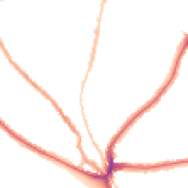 Night-time road noise heatmap for SE24 0DA