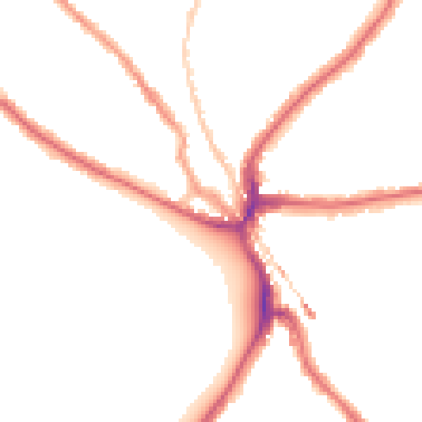 Night-time road noise heatmap for SE24 0DF