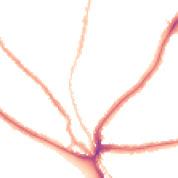 Night-time road noise heatmap for SE24 0DS