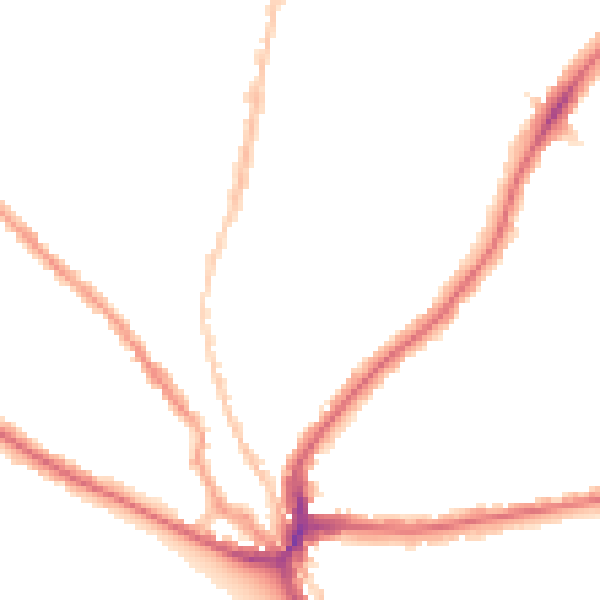 Night-time road noise heatmap for SE24 0ED