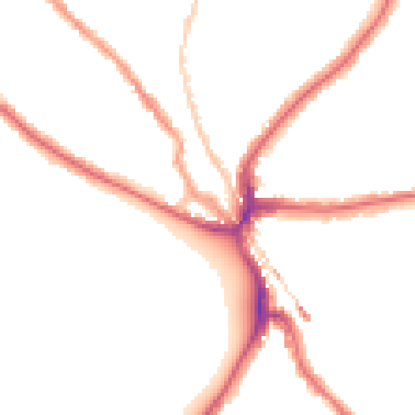 Night-time road noise heatmap for SE24 0JT