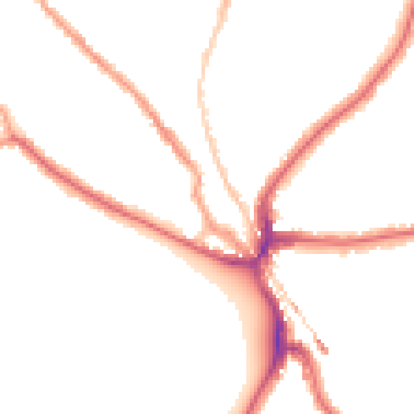 Night-time road noise heatmap for SE24 0LY