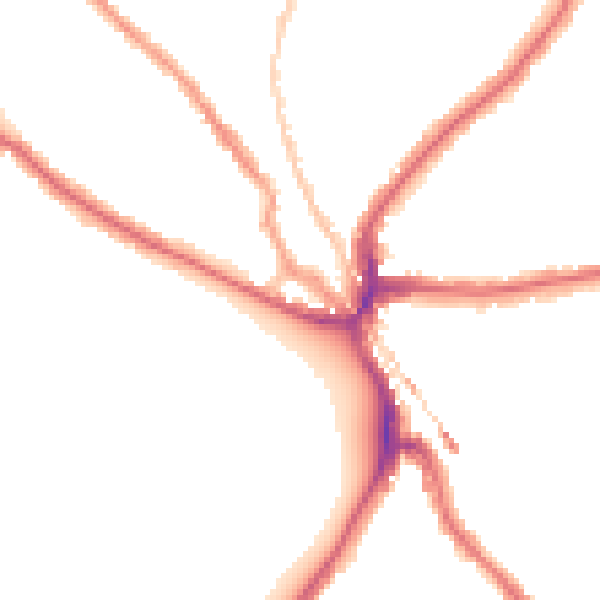 Night-time road noise heatmap for SE24 0NG