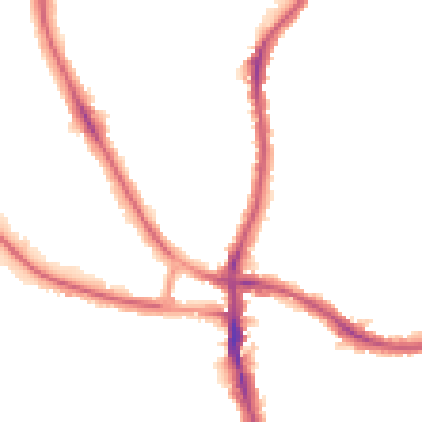 Night-time road noise heatmap for SE24 9BA