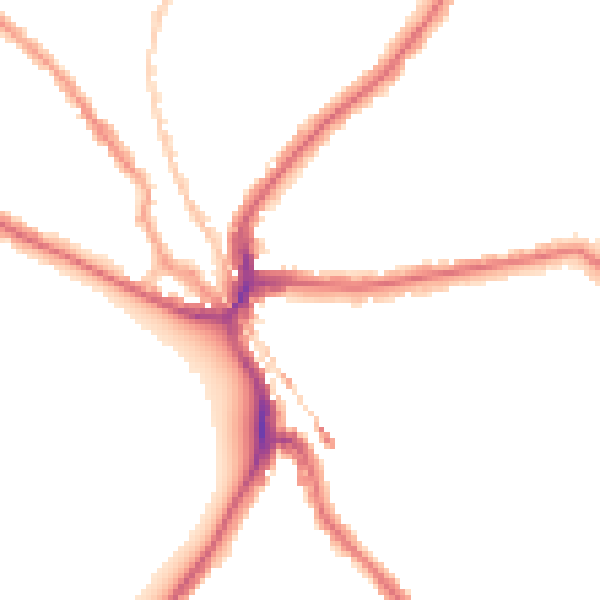 Night-time road noise heatmap for SE24 9HU