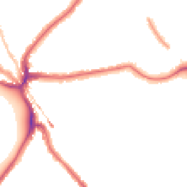 Night-time road noise heatmap for SE24 9HW