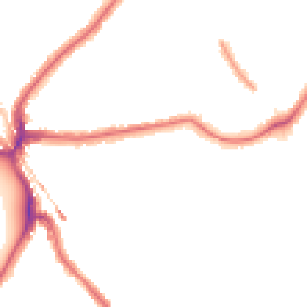 Night-time road noise heatmap for SE24 9JB