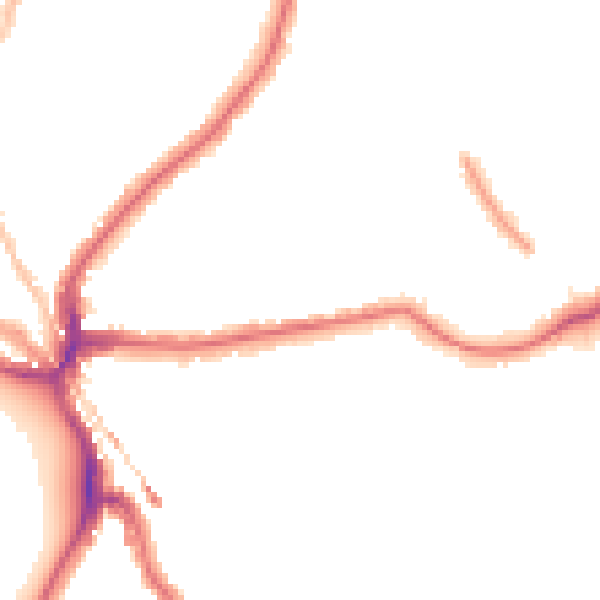 Night-time road noise heatmap for SE24 9LA