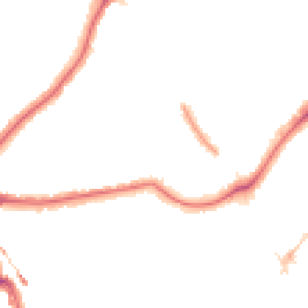 Night-time road noise heatmap for SE24 9LH