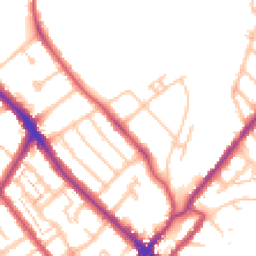 Daytime road noise heatmap for SE25 4AW
