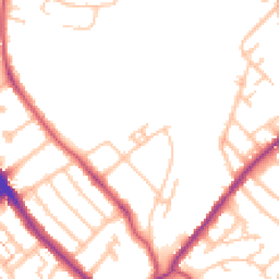 Daytime road noise heatmap for SE25 4DR