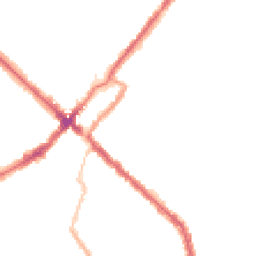 Night-time road noise heatmap for SE25 4JD