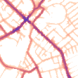 Daytime road noise heatmap for SE25 5JR