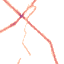 Night-time road noise heatmap for SE25 5JR