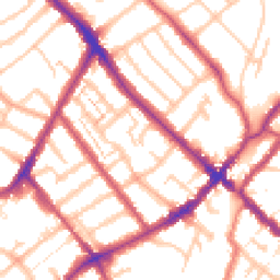 Daytime road noise heatmap for SE25 6BU