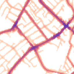 Daytime road noise heatmap for SE25 6JT