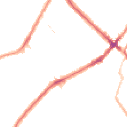 Night-time road noise heatmap for SE25 6JT