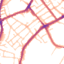 Daytime road noise heatmap for SE25 6NL