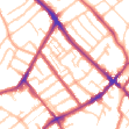Daytime road noise heatmap for SE25 6TZ
