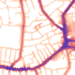 Daytime road noise heatmap for SE26 4AJ