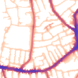 Daytime road noise heatmap for SE26 4AL