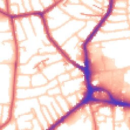 Daytime road noise heatmap for SE26 4AT