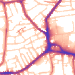 Daytime road noise heatmap for SE26 4AY